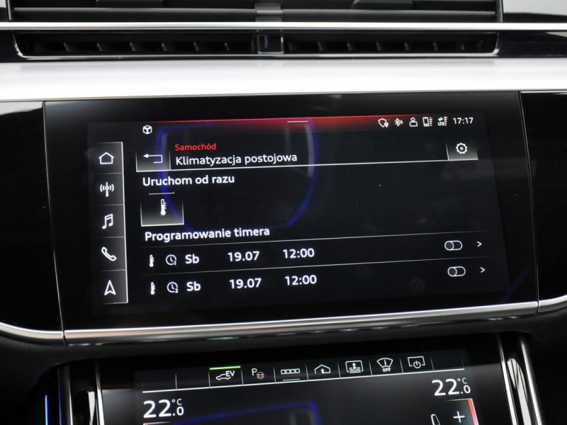 Audi A8 60TFSIe Quattro LANG MatrixHD B&O Kamery360 OśSkrętna TempomatACC TV D5 (2017-)