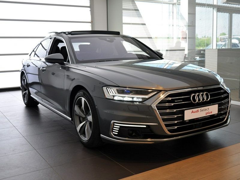 Audi A8 60TFSIe Quattro LANG MatrixHD B&O Kamery360 OśSkrętna TempomatACC TV D5 (2017-)