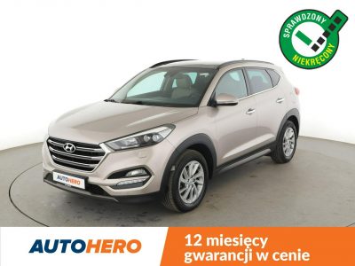 Hyundai Tucson 2.0d Automat 4WD Premium Panorama Grzana Wentylowana Skóra Navi Kamera III (2015-2020)