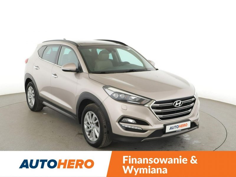 Hyundai Tucson 2.0d Automat 4WD Premium Panorama Grzana Wentylowana Skóra Navi Kamera III (2015-2020)