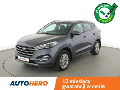 Hyundai Tucson klima auto navi grzane fotele kamera i czujniki parkowania III (2015-2020)