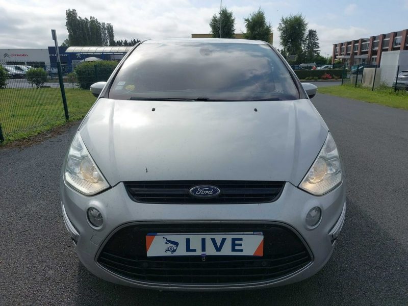 Ford S-Max Titanium, 7 miejsc, po liftingu, nawigacja, czujniki parkowania I (2006-2015)
