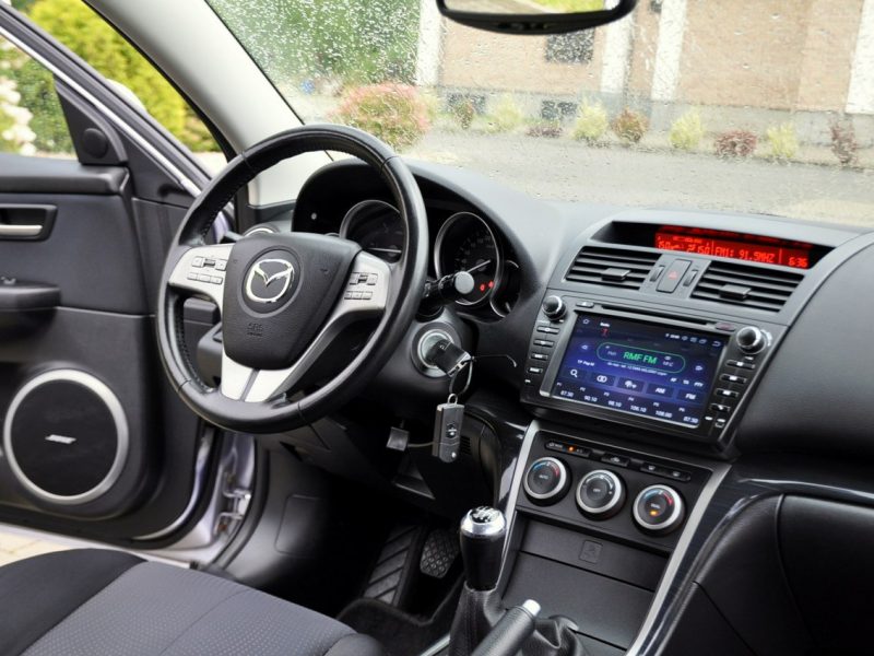 Mazda 6 2.0d(140KM)*Lift*Duża Navi*Welur*Reling*Klimatronik*2xPark.*Alu17"ASO II (2007-2013)
