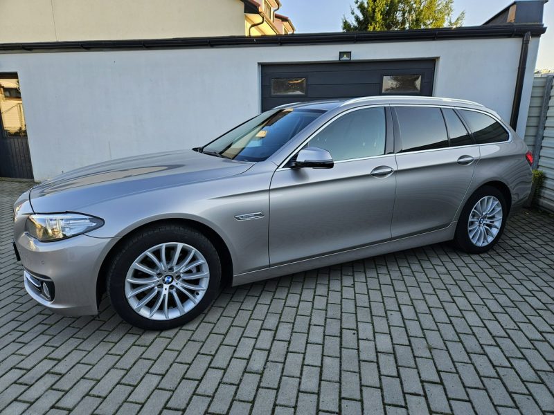 BMW 520 F11 LIFT 2.0 184KM 4x4 X-DRIVE bdb wypos. BEZWYPADEK automat ZADBANY F10 (2009-2017)
