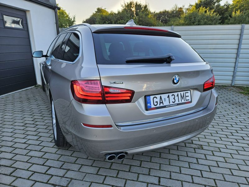 BMW 520 F11 LIFT 2.0 184KM 4x4 X-DRIVE bdb wypos. BEZWYPADEK automat ZADBANY F10 (2009-2017)