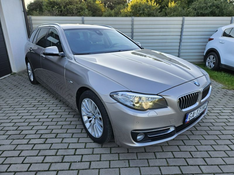BMW 520 F11 LIFT 2.0 184KM 4x4 X-DRIVE bdb wypos. BEZWYPADEK automat ZADBANY F10 (2009-2017)