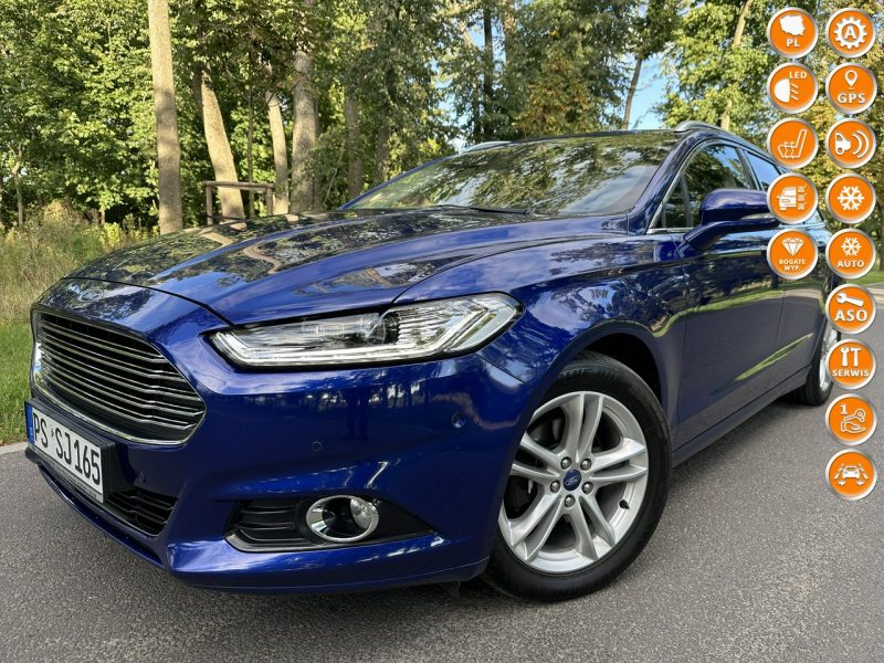 Ford Mondeo MK5 2.0 TDCI 150 Koni Convers Titanium Led Navi PowerShift Alu 17 Mk5 (2014-)
