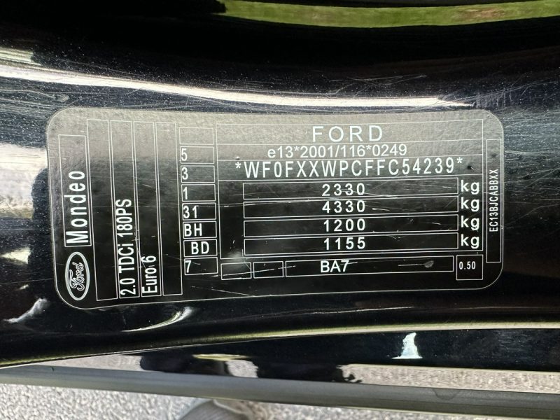 Ford Mondeo MK5 2.0 TDCI 180 Koni Convers Titanium Led Navi PowerShift Alu 17 Mk5 (2014-)