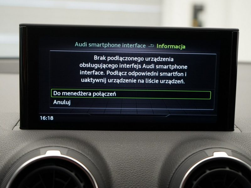 Audi Q2 35TFSI Manual 150KM Smartphone interface Kamera Elektr.klapa bagażnika