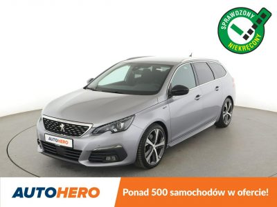 Peugeot 308 automat full LED skóra/alcantara klima auto kamera i czujniki park T9 (2014-2021)