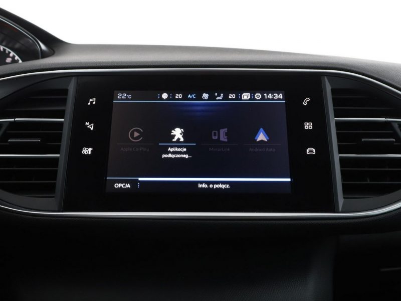 Peugeot 308 automat full LED skóra/alcantara klima auto kamera i czujniki park T9 (2014-2021)