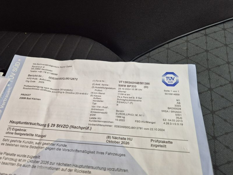 Renault Clio 2013r, Przebieg Tylko 118tyś, Dwu-kolorwa, Z Niemiec IV (2012-)