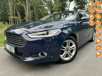 Ford Mondeo MK5 2.0 TDCI 180 Koni Titanium Led Navi PowerShift Salon Polska Alu 17 Mk5 (2014-)