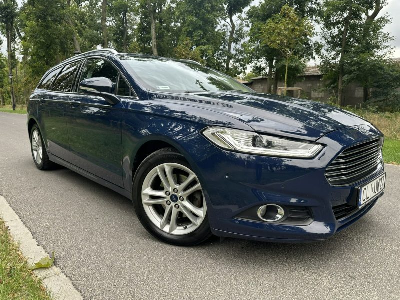 Ford Mondeo MK5 2.0 TDCI 180 Koni Titanium Led Navi PowerShift Salon Polska Alu 17 Mk5 (2014-)