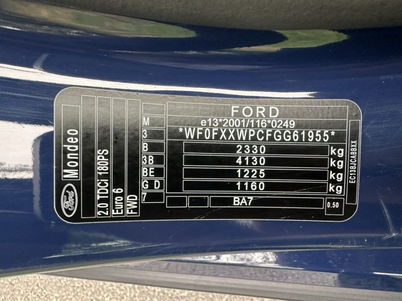 Ford Mondeo MK5 2.0 TDCI 180 Koni Titanium Led Navi PowerShift Salon Polska Alu 17 Mk5 (2014-)
