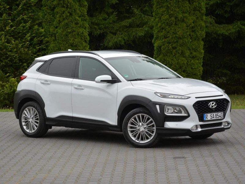 Hyundai Kona 1.6T-GDI(177KM)Led Navi Skóry Krell Kamera Asystent Pasa Alu17" I (2017-2023)