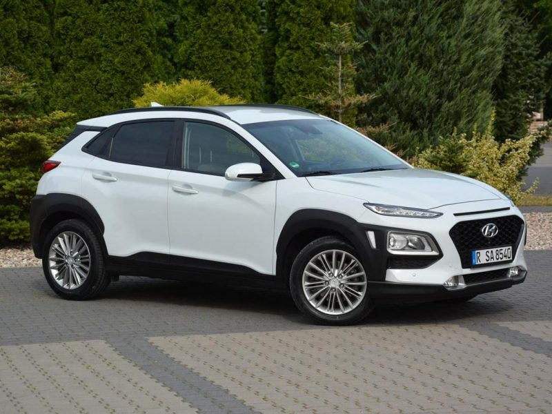 Hyundai Kona 1.6T-GDI(177KM)Led Navi Skóry Krell Kamera Asystent Pasa Alu17" I (2017-2023)