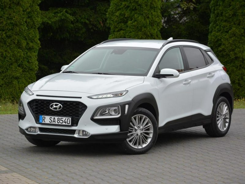 Hyundai Kona 1.6T-GDI(177KM)Led Navi Skóry Krell Kamera Asystent Pasa Alu17" I (2017-2023)