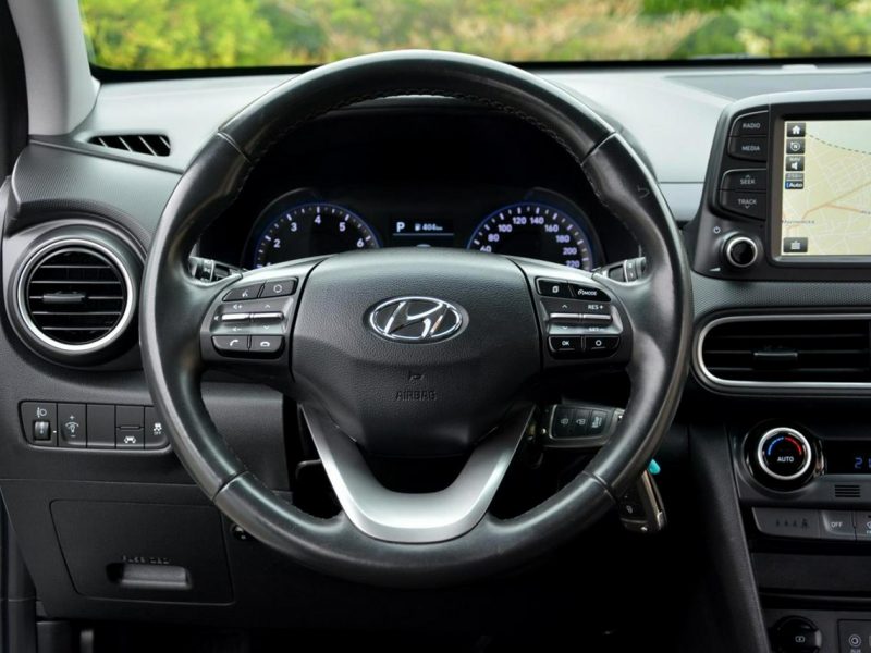 Hyundai Kona 1.6T-GDI(177KM)Led Navi Skóry Krell Kamera Asystent Pasa Alu17" I (2017-2023)