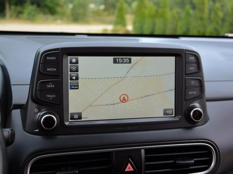 Hyundai Kona 1.6T-GDI(177KM)Led Navi Skóry Krell Kamera Asystent Pasa Alu17" I (2017-2023)