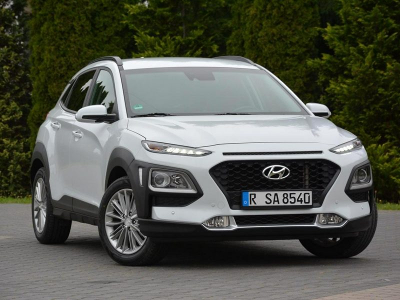Hyundai Kona 1.6T-GDI(177KM)Led Navi Skóry Krell Kamera Asystent Pasa Alu17" I (2017-2023)