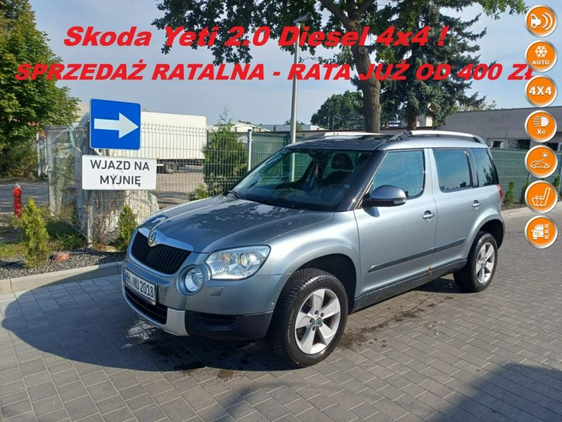 Škoda Yeti 4x4 ! Panorama ! Grzane fotele ! Parktornik ! Sam parkuje ! Okazja !!! I (2009-)
