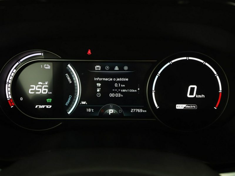 Kia Niro 64 kWh Premium Panorama Navi ACC Grzana Wentylowana Skóra Kamera JBL
