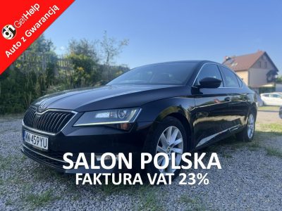 Škoda Superb Salon Polska Poleasingowy FV 23% 4x4 190KM AUTOMAT DSG I Właściciel III (2015-2023)