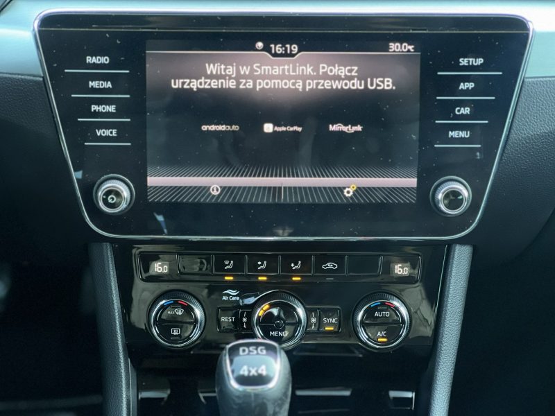 Škoda Superb Salon Polska Poleasingowy FV 23% 4x4 190KM AUTOMAT DSG I Właściciel III (2015-2023)