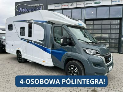 samochody kempingowe Knaus LIVE WAVE 650 MG Półintegra z łóżkiem poprzecznym i dużą łazienką! Warszawa!!