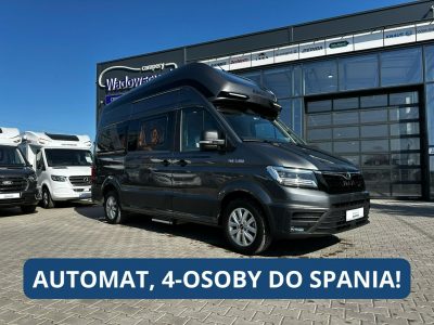 samochody kempingowe Knaus BOXDRIVE 600 XL Kompaktowy campervan z miejscem dla 4 osób! Bogato wyposażony!