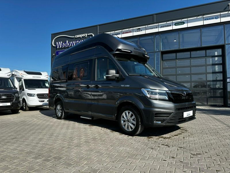 samochody kempingowe Knaus BOXDRIVE 600 XL Kompaktowy campervan z miejscem dla 4 osób! Bogato wyposażony!