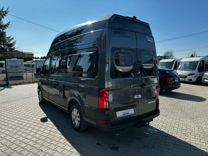 samochody kempingowe Knaus BOXDRIVE 600 XL Kompaktowy campervan z miejscem dla 4 osób! Bogato wyposażony!