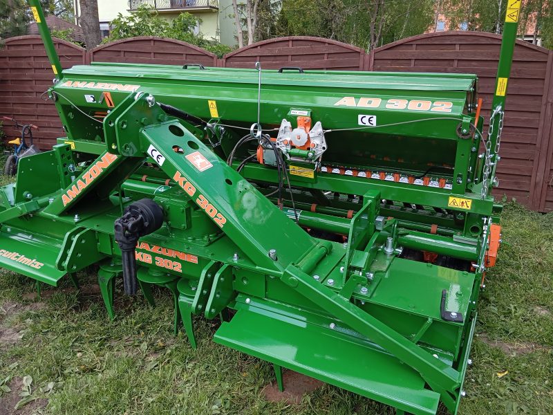 Amazone agregat uprawowo-siewny 3m talerzowy siewnik kg 302 ad rp 302