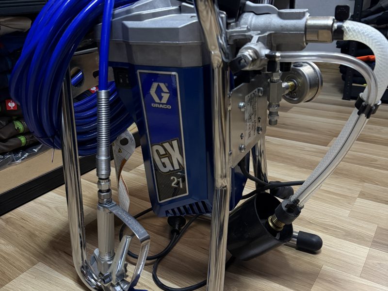 Agregat malarski Graco GX21 + zestaw JetRoller 24V491 – NOWY KOMPLET