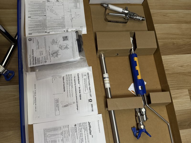 Agregat malarski Graco GX21 + zestaw JetRoller 24V491 – NOWY KOMPLET