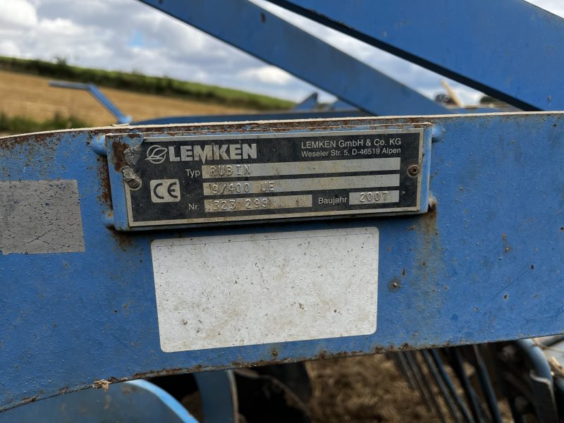 Talerzówka 4 metrowa Lemken Rubin 9