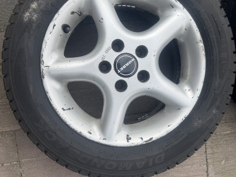 Koła zimowe BORBET alufelgi 14’ VW Polo Ibiza Fabia 5x100