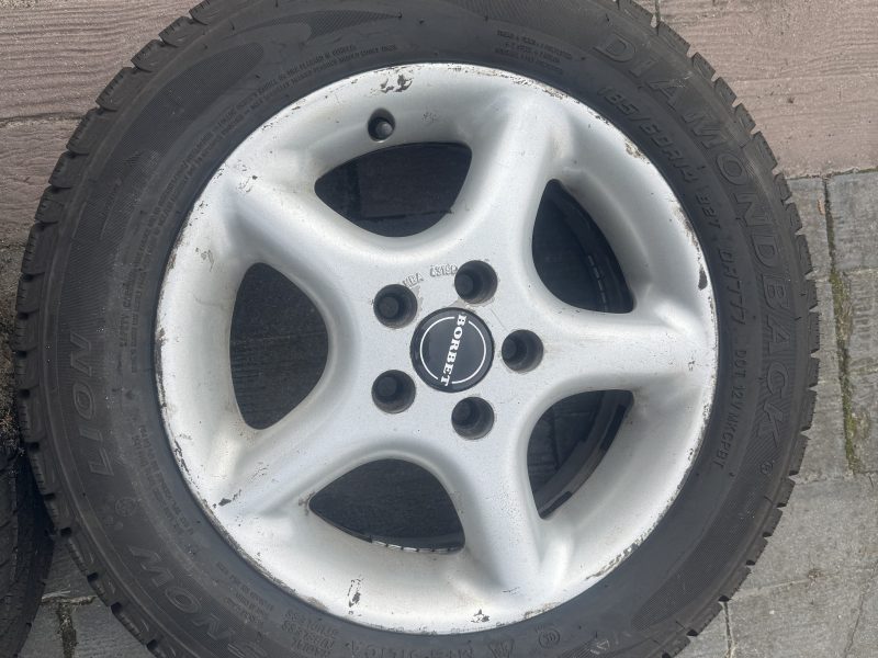 Koła zimowe BORBET alufelgi 14’ VW Polo Ibiza Fabia 5x100