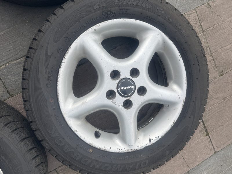 Koła zimowe BORBET alufelgi 14’ VW Polo Ibiza Fabia 5x100