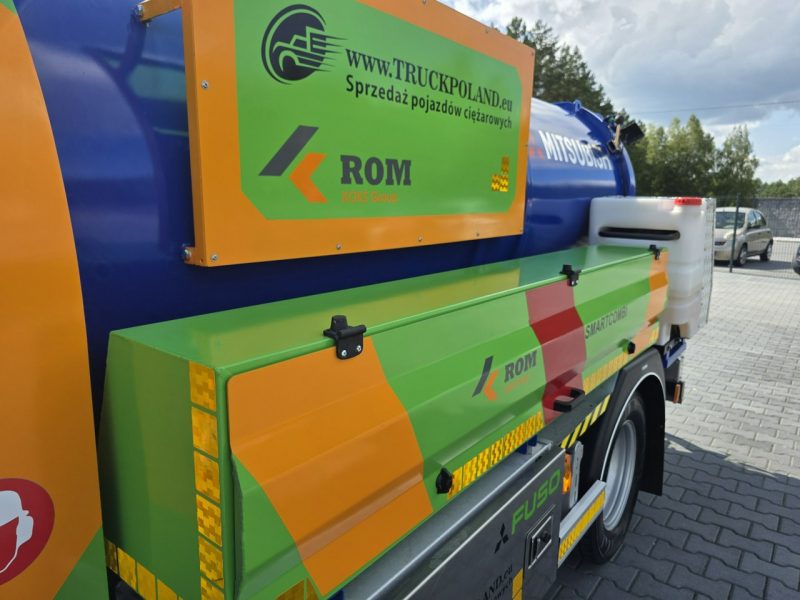Mitsubishi ROM SMART COMBI WUKO GORĄCA WODA DO CZYSZCZENIA KANAŁÓW WUKO asenizacyjny separator beczka odpady czyszczenie kanalizacja