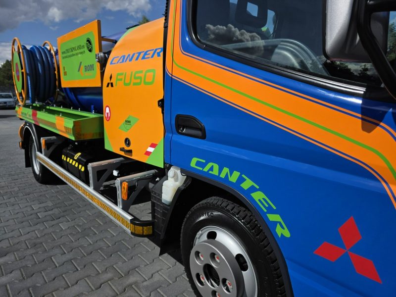 Mitsubishi ROM SMART COMBI WUKO GORĄCA WODA DO CZYSZCZENIA KANAŁÓW WUKO asenizacyjny separator beczka odpady czyszczenie kanalizacja