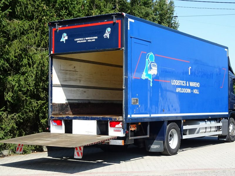 Scania P250 Euro 6 kontener 19 palet winda klapa Scania P 250 Euro 6 kontener 19 palet winda klapa poduszki sprowadzony