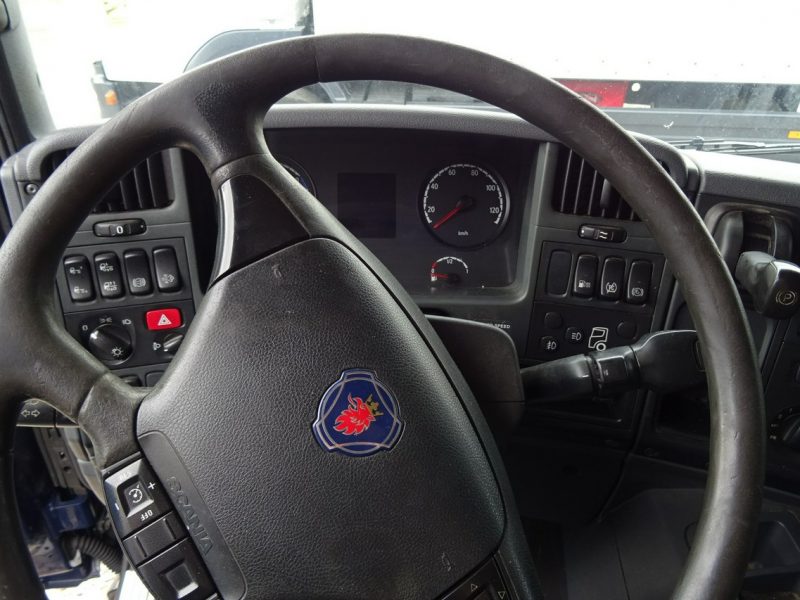 Scania P250 Euro 6 kontener 19 palet winda klapa Scania P 250 Euro 6 kontener 19 palet winda klapa poduszki sprowadzony