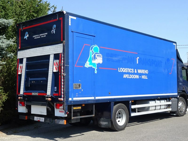 Scania P250 Euro 6 kontener 19 palet winda klapa Scania P 250 Euro 6 kontener 19 palet winda klapa poduszki sprowadzony