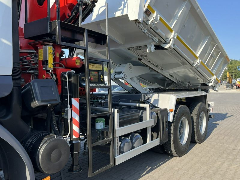 Renault Kerax 26.390 6x4 Mocny HDS FASSI F170 Sterowanie Radiowe Wywrotka 2-stronna Hydroburta Tył Burta/Drzwi Super Stan !!!