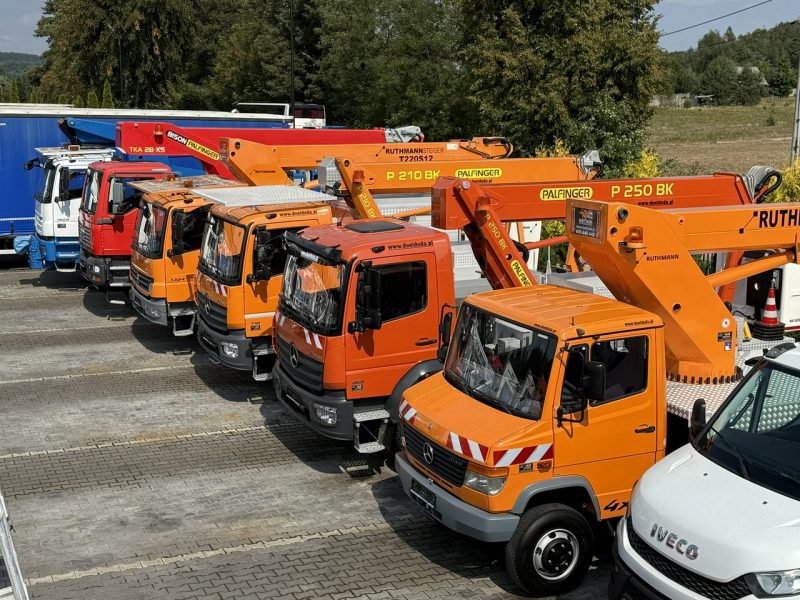Mercedes Vario 814 D 4x4 Zwyżka RUTHMANN STEIGER T220 Podnośnik Koszowy Zwyżka Wysokość Podnoszenia 22m ZADBANY SPRAWNY (PALFINGER, MAN) P7