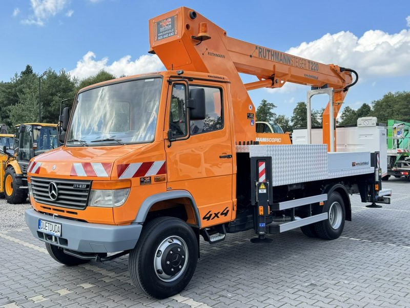 Mercedes Vario 814 D 4x4 Zwyżka RUTHMANN STEIGER T220 Podnośnik Koszowy Zwyżka Wysokość Podnoszenia 22m ZADBANY SPRAWNY (PALFINGER, MAN) P7