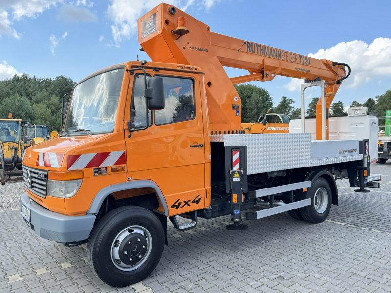 Mercedes Vario 814 D 4x4 Zwyżka RUTHMANN STEIGER T220 Podnośnik Koszowy Zwyżka Wysokość Podnoszenia 22m ZADBANY SPRAWNY (PALFINGER, MAN) P7