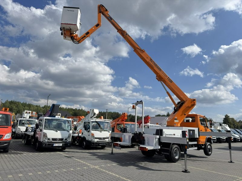 Mercedes Vario 814 D 4x4 Zwyżka RUTHMANN STEIGER T220 Podnośnik Koszowy Zwyżka Wysokość Podnoszenia 22m ZADBANY SPRAWNY (PALFINGER, MAN) P7
